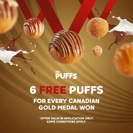 Mr. Puffs's, a DataCandy loyalty program client's Olympic themed promotion
