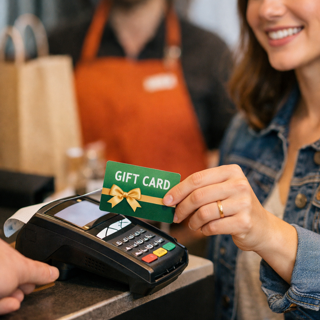 Gift Card User in Urban Setting-1