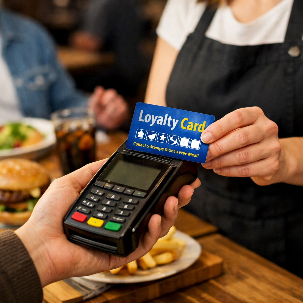 Loyalty Card Use at Restaurant Table-1