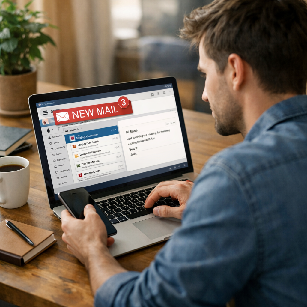 Somebody checking their email-1