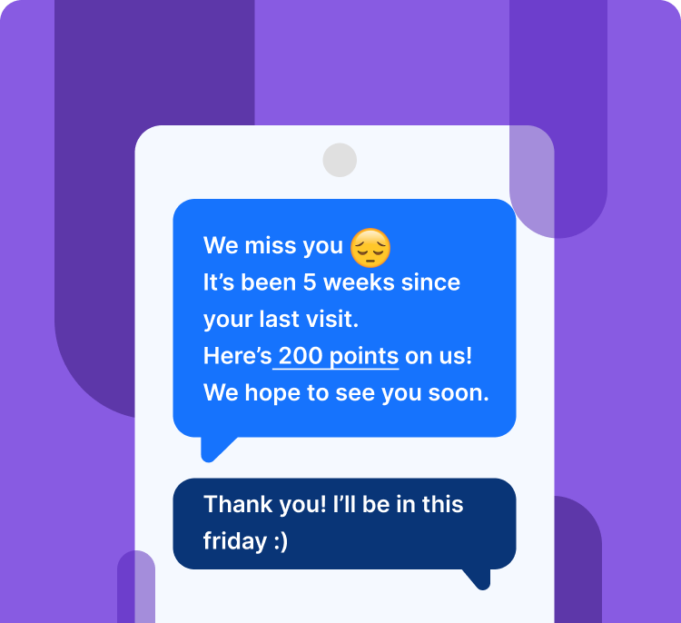 automated offers purple