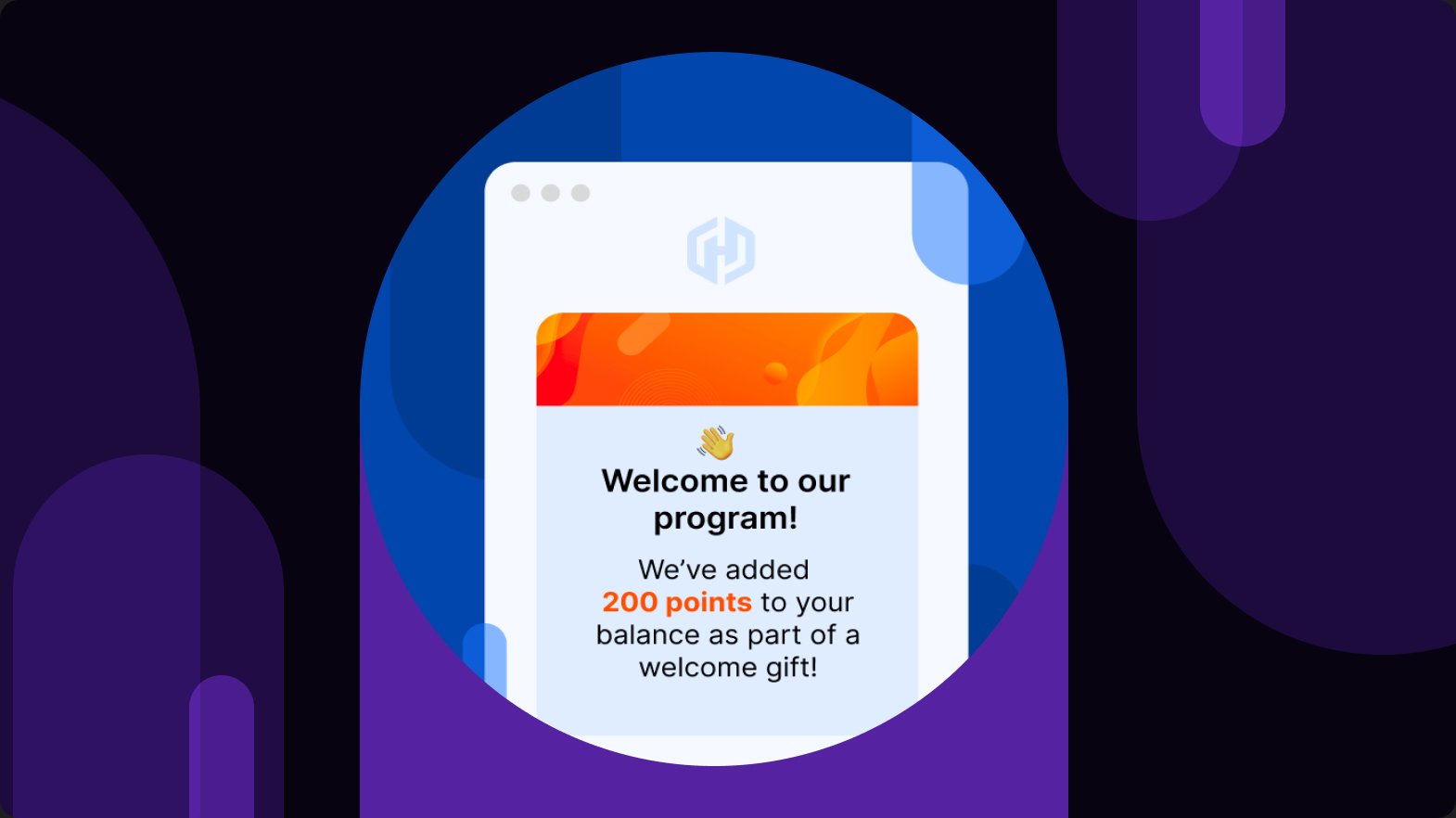 loyalty program welcome text message